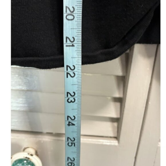 George Open Cardigan Black Knit Short Sleeve Ribbed Collar Button Size XXL - Picture 3 of 5